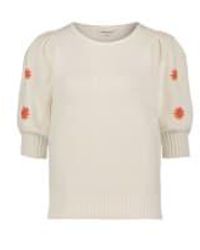 FABIENNE CHAPOT - White Rice Pullover With Short Sleeves - Lyst