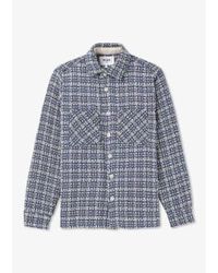 Wax London - Mens Summer Whiting Overshirt In Mercer Check - Lyst