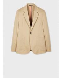 Paul Smith - Linen Single Breasted Blazer Size 4454 Col 60 Light Bei - Lyst