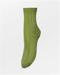 Becksöndergaard - Glitter drake chaussette piquante verte - Lyst