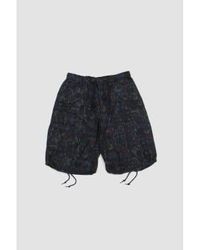 Beams Plus - Shorts playa con 6 bolsillos azul marino - Lyst