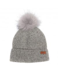 barbour foreland pom beanie