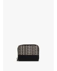 Marc Jacobs - The Monogram Beige Multi Zip Around Wallet One-size - Lyst