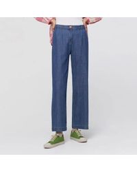 Nice Things - Pantalon pleine longueur en jean - Lyst