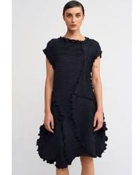 New Arrivals - Nu Dress Satin With Organza Detail - Lyst