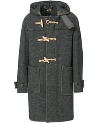 Gloverall - 70e anniversaire monty duffle manteau gris - Lyst