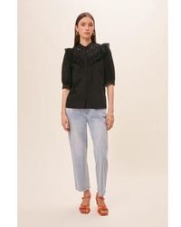 Suncoo - Lupe Detailed Blouse 0 / - Lyst