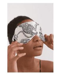 Desmond & Dempsey - Jaguar Print Luxe Silk Eye Mask Size: Os, Col: C Os - Lyst