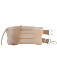Marie Martens - Coachella Beige Patent Belt Bag Leather - Lyst