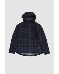 Pop Trading Co. - Big Pocket Hooded Jacket /navy Check S - Lyst