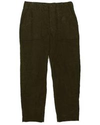 Engineered Garments - Fatigue Pants Olive Cotton Moleskin Xs - Lyst