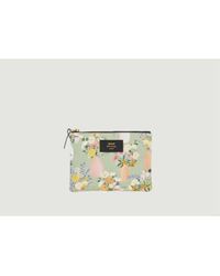 Wouf - Large Clutch Bag With Flowers Aida - Lyst