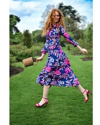 Mercy Delta - Rosedene Dress Kew Gardens Sapphire Xs - Lyst