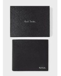 Paul Smith - Mini-scène noire porte billfold portefeuille - Lyst