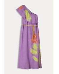 Pom - Lilac Flower Dress - Lyst