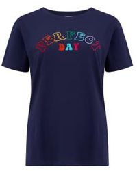 Sugarhill - Maggie T Shirt Perfect Day Embro - Lyst