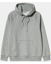 Carhartt - Sweat A Capuche Chase Ash Heather - Lyst