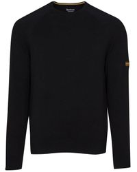 Men's Barbour Patch Crew Neck Lambswool Sweater Outlet - www.puzzlewood.net  1695258823
