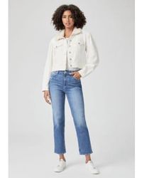 PAIGE - Sarah Straight Ankle Jeans 26 - Lyst