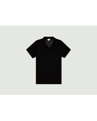 Sunspel - Linear Mesh Polo Shirt S - Lyst