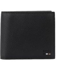BOSS - Ray 8Cc Billfold Wallet In Grained Faux Leather 50491957 001 - Lyst
