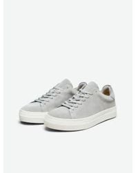 SELECTED - David Chunky Clean Suede Trainer 40 - Lyst