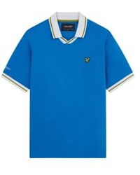 Lyle & Scott - Italy Football Polo Shirt Navy Xs - Lyst