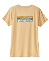 Patagonia - Camiseta Capilene Cool Daily Graphic Donna Sandy Melon - Lyst