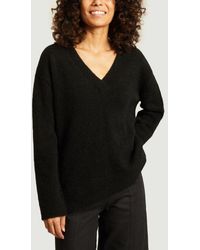 By Malene Birger Wool Ana Sweater In Blue Lyst
