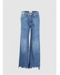Free People - S Straight Up baggy Wide Leg Jeans - Lyst