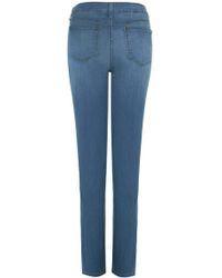 NYDJ Evansdale Straight Jeans - Blau