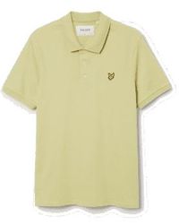 Lyle & Scott - & Plain Polo Shirt Green L - Lyst