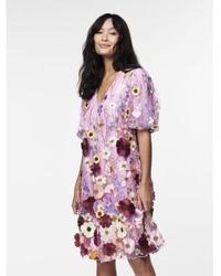 Y.A.S - | Flowering Ss Dress Lavender S - Lyst