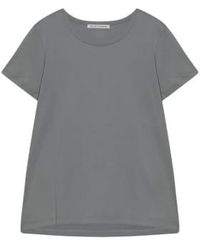 Cashmere Fashion - T-shirt en coton travail confiance en décolleté rond - Lyst