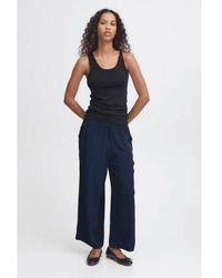 Ichi - Marrakech Total Eclipse Trousers Xs - Lyst
