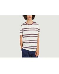 Olow - Screech Organic Cotton Striped T-shirt Xl - Lyst