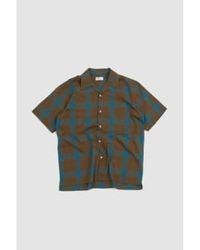 Universal Works - Camp Shirt Seasand Taki Check S - Lyst