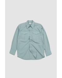 Lemaire - Western Shirt With Snaps Light 50 - Lyst