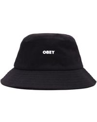Obey - Bold Twill Bucket Hat Os - Lyst