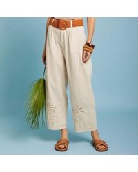 MEISÏE - Pantalones bordado palmera - Lyst