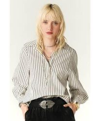 Ba&sh - Ecru Felicia Stripe Shirt 0 / - Lyst