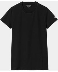 Carhartt T-shirt W S/s Basis Black - Multicolor