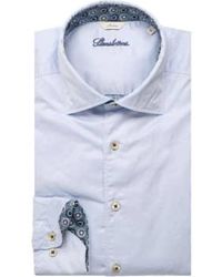 Stenströms - Casual Slimline Fit Sky Shirt With Contrast Details 7747210526100 M - Lyst
