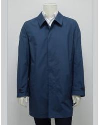 Canali - Blue Reversible Lightweight Raincoat 52 - Lyst