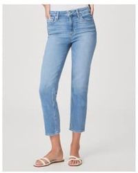 PAIGE - Cindy crop jeans col: persona azul, tamaño: 25 - Lyst