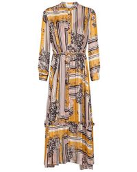 heat wrap maxi dress second female