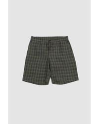 De Bonne Facture - Easy Shorts /grey Checks 46 - Lyst