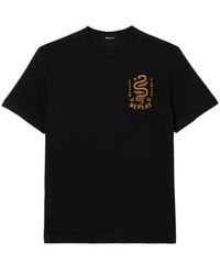 Replay - Custom Garage Snake T Shirt - Lyst