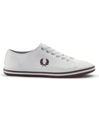 Fred Perry - Kingston twill & dark red - Lyst