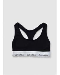 Calvin Klein - Womens Underwear Modern Cotton Racerback Bralette In - Lyst